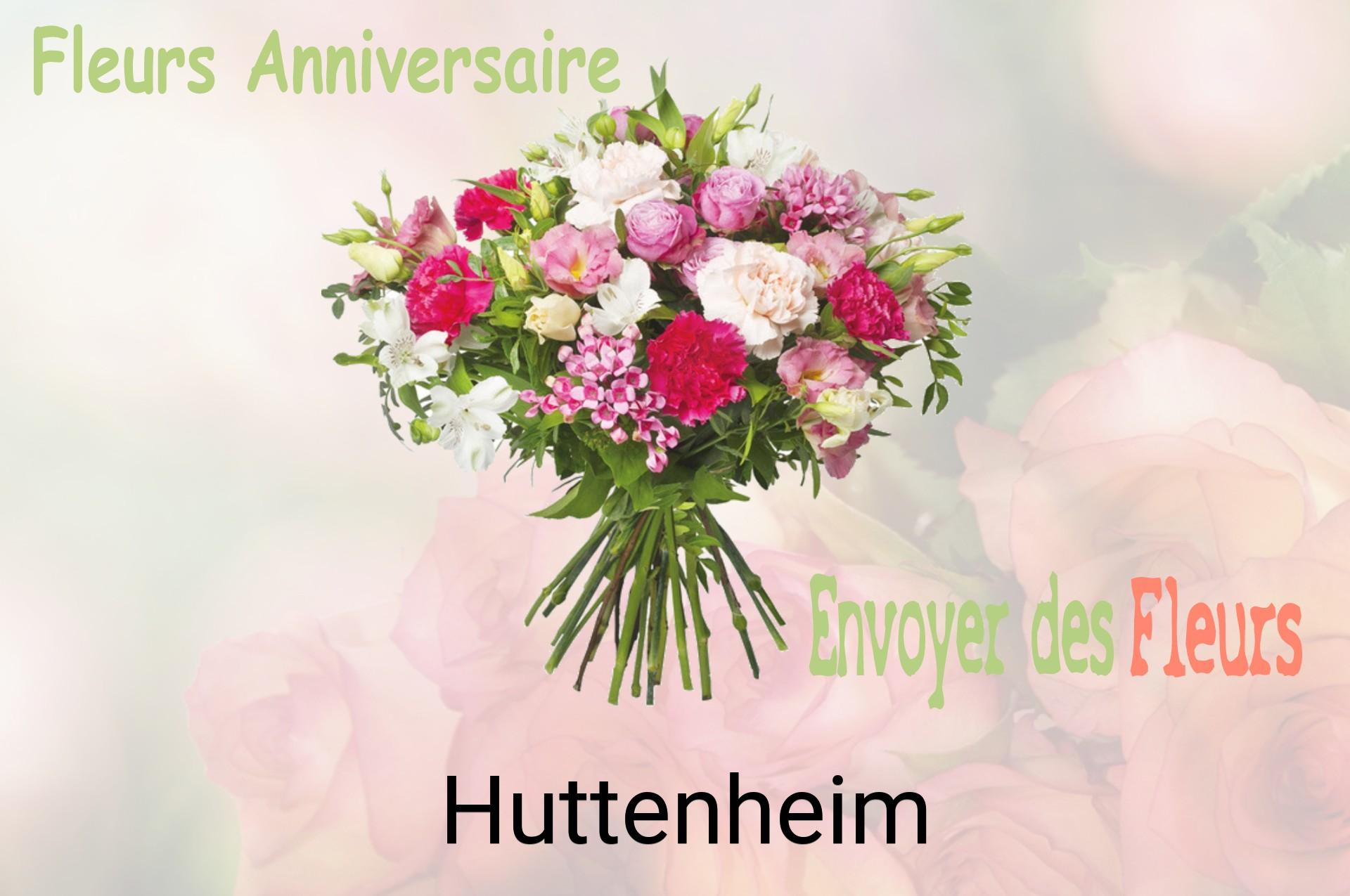 Bouquet de fleurs d’anniversaire livré à Huttenheim