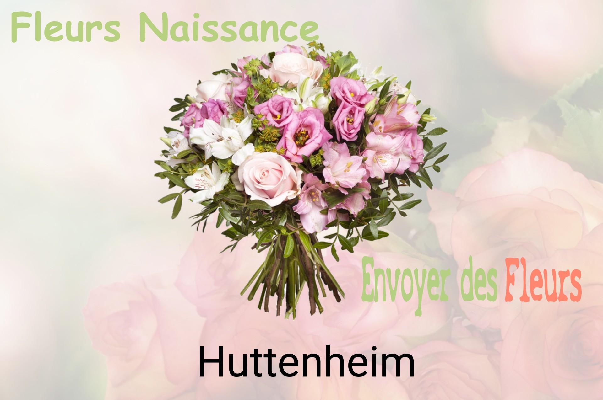Bouquet de fleurs de naissance livré à Huttenheim